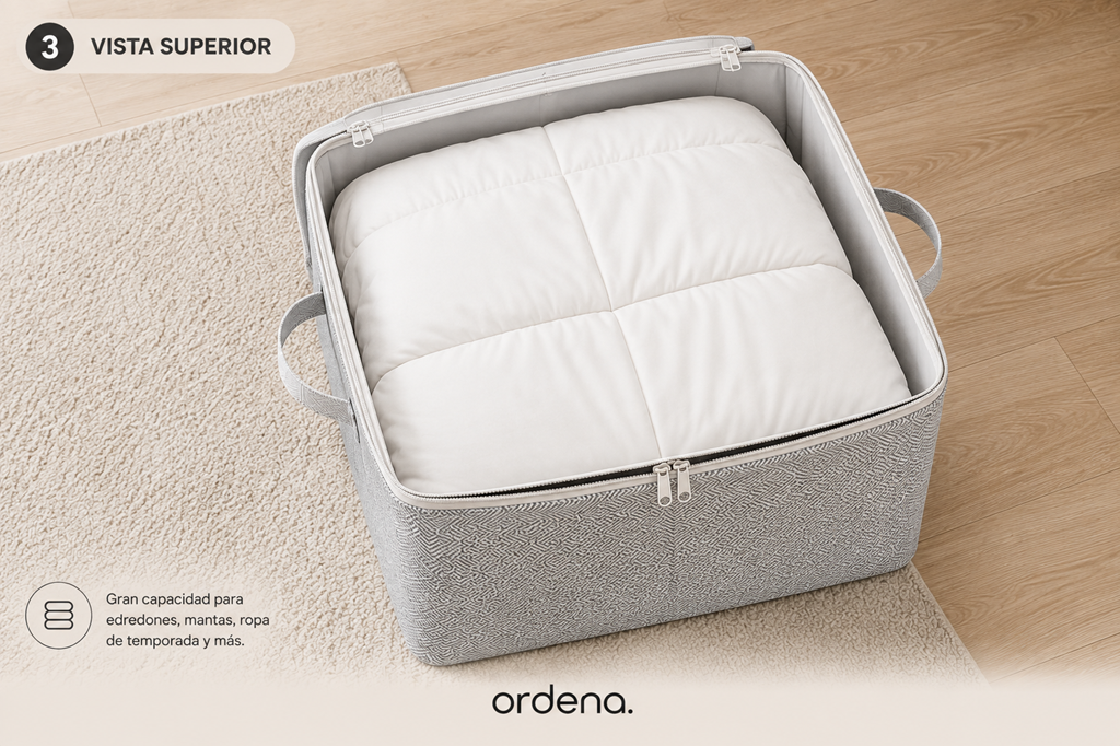 Organizador de Gran Capacidad para Ropa y Edredones