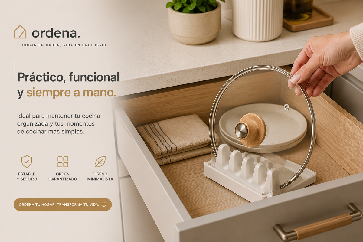 Organizador para Cucharas y Utensilios de Cocina