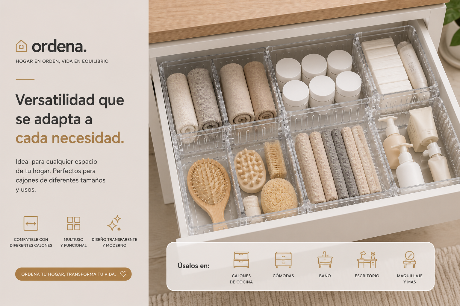 Divisores Ajustables para Cajones