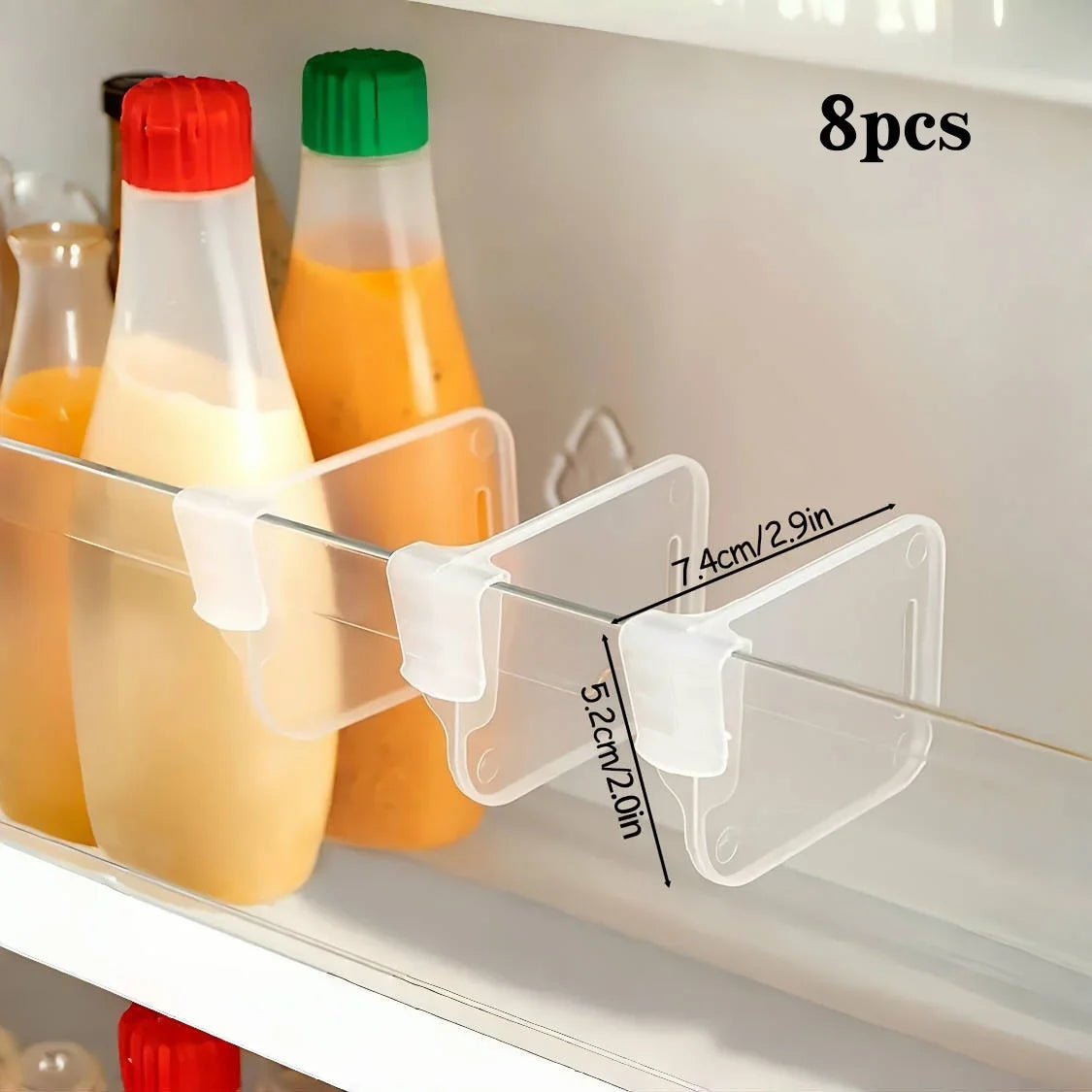 Organizadores Transparentes para Refrigerador | Set de 10, 15 o 20 Piezas