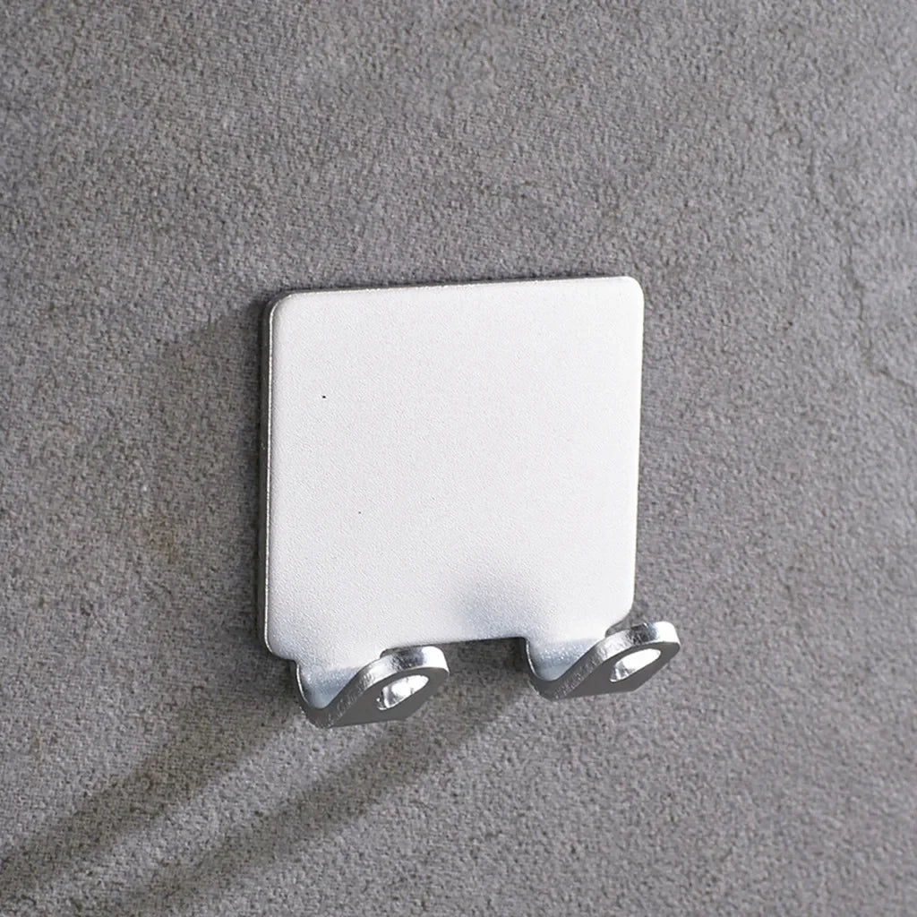 Soporte Adhesivo de Acero Inoxidable para Maquinilla de Afeitar | 1 o 2 Piezas