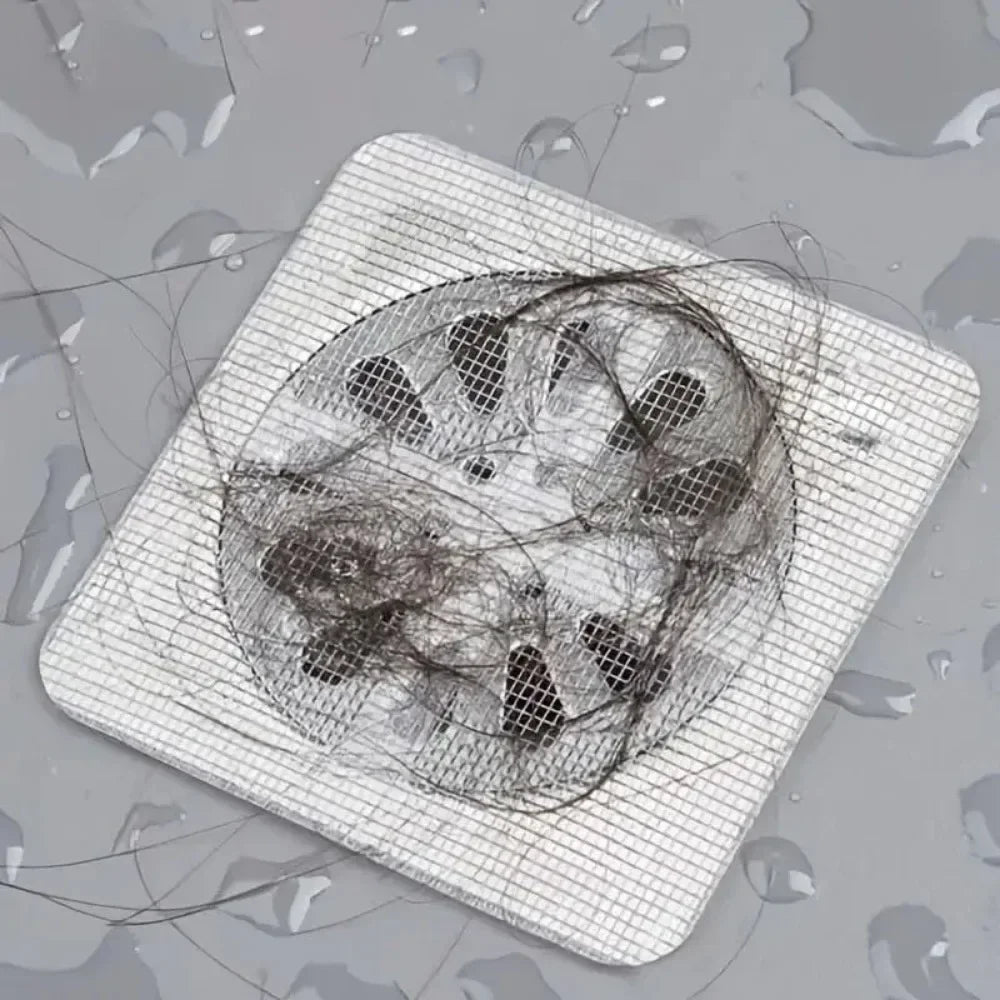 Recogedor Desechable de Pelo para Desagüe de Ducha (50 Piezas)