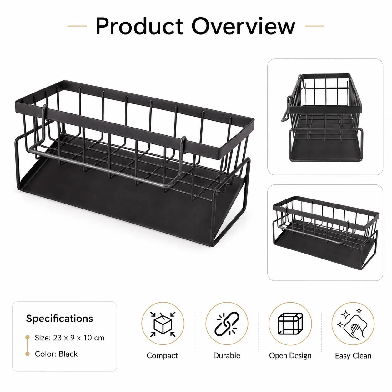 Organizador Flexible para Fregadero | Soporte para Esponja y Jabón