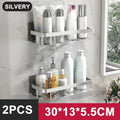 Repisa de Aluminio para Baño y Cocina | Organizador de Pared