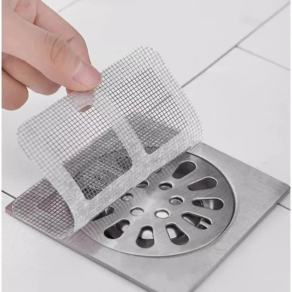 Recogedor Desechable de Pelo para Desagüe de Ducha (50 Piezas)