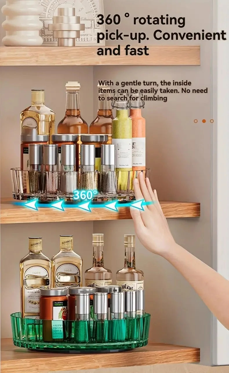 Organizador Giratorio de Especias 360° para Cocina