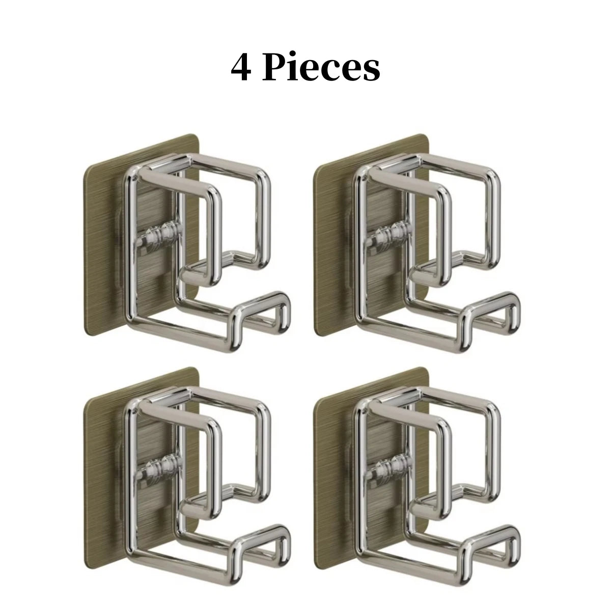 Gancho Adhesivo de Acero Inoxidable | Organizador Multifuncional para Baño y Cocina