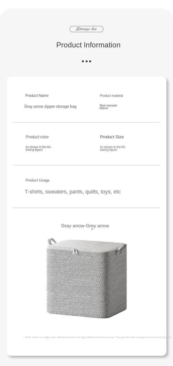 Organizador de Gran Capacidad para Ropa y Edredones