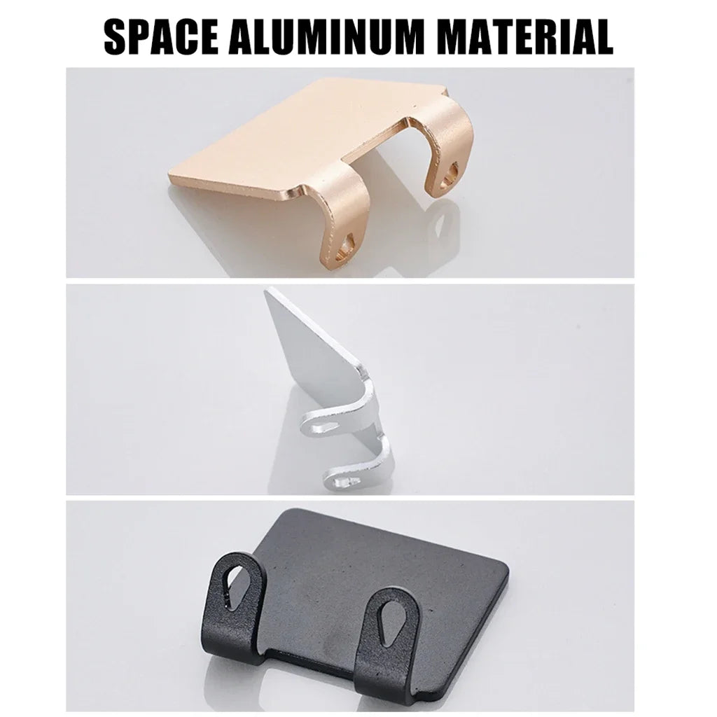 Soporte Adhesivo de Acero Inoxidable para Maquinilla de Afeitar | 1 o 2 Piezas