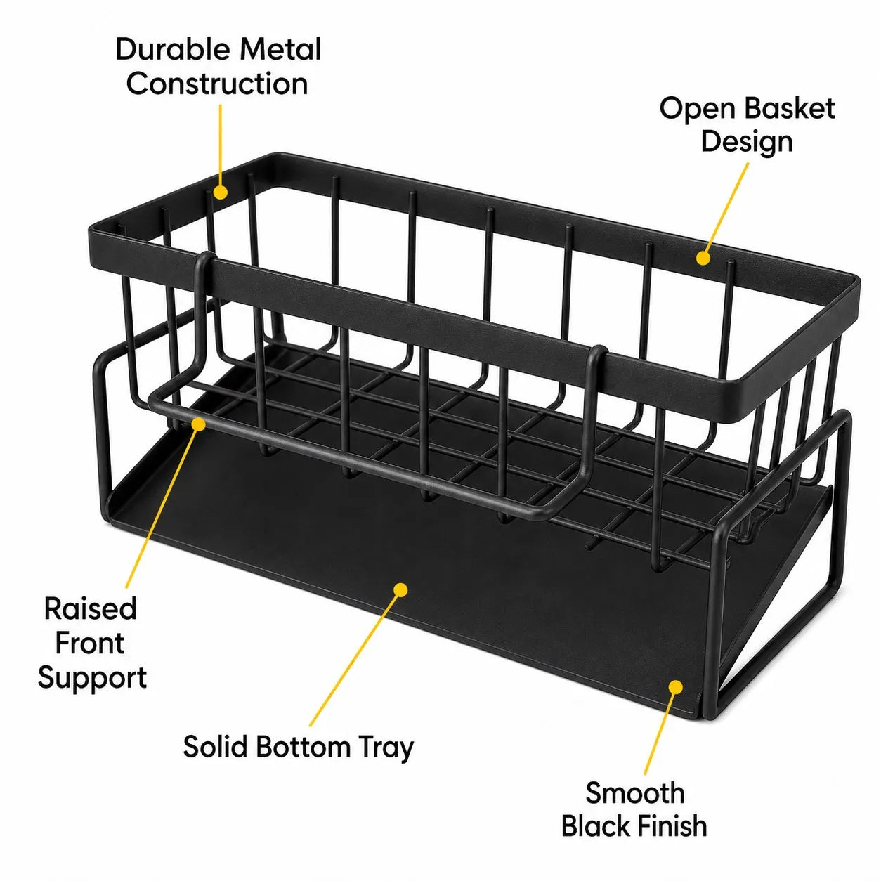 Organizador Flexible para Fregadero | Soporte para Esponja y Jabón