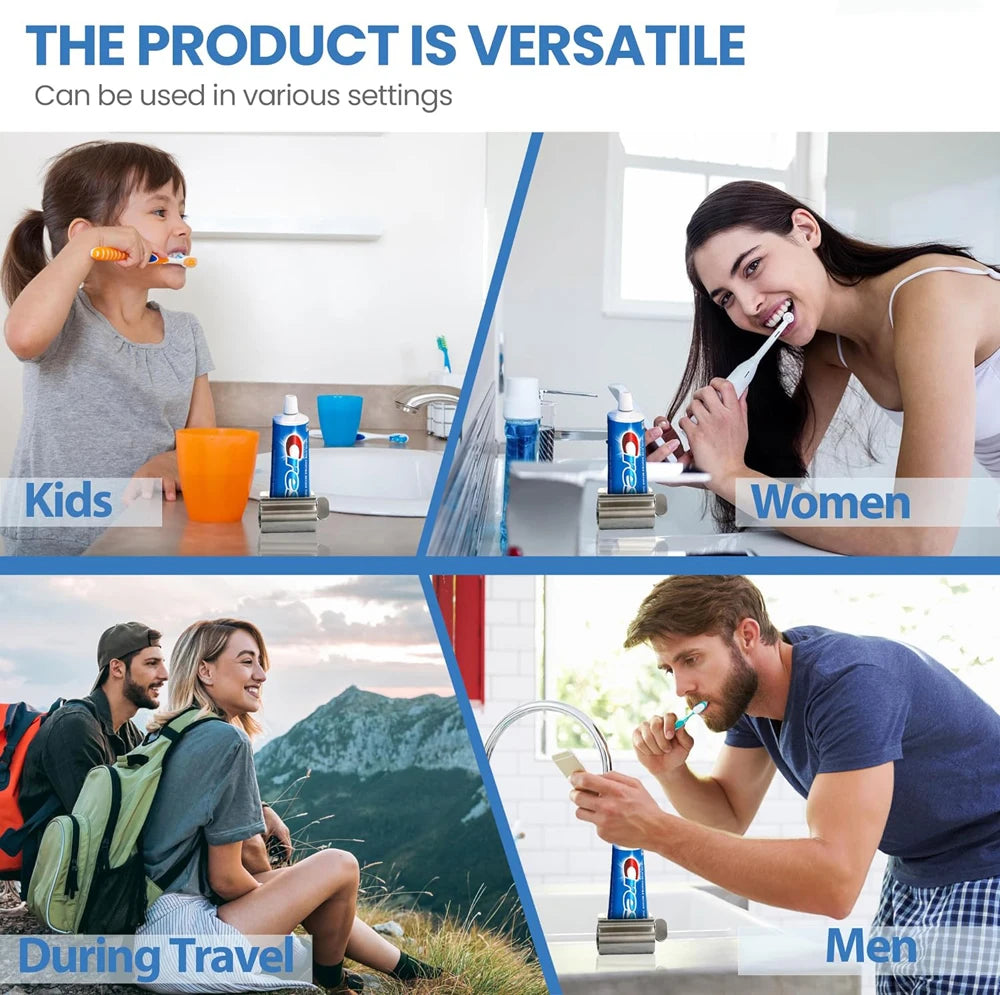 Exprimidor de Pasta Dental de Acero Inoxidable | Aprovecha Cada Gota