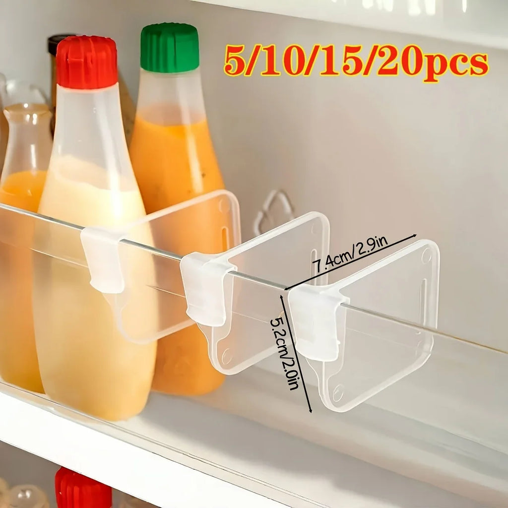 Organizadores Transparentes para Refrigerador | Set de 10, 15 o 20 Piezas